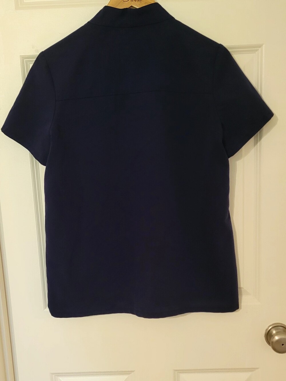 Navy, Banepa, 4 Pocket Scrub Top, Small - Picture 5 of 8